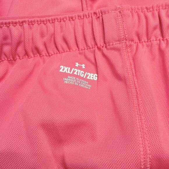 Under Armour Women’s Loose Tech Play Up Shorts 2XL Pink - Picture 6 of 7